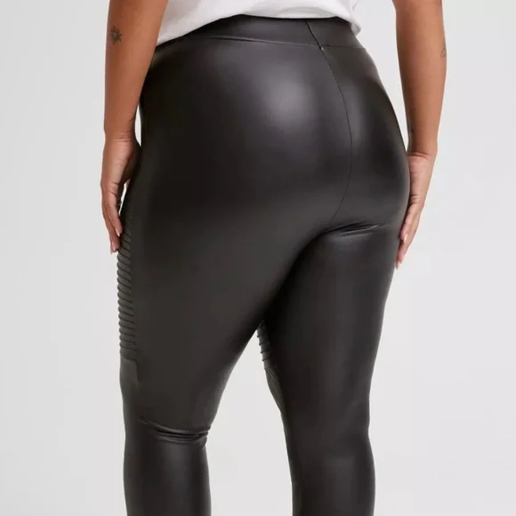 Torrid Full-Length Faux Leather Moto Legging NWT - Picture 3 of 4